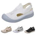 thumbnail image 2 of AUDeals Women’s EVA Cushion Walking Shoes Orthopedic Slip On Sneakers Breathable Lightweight Comfortable All Season Wear (White, 5), 2 of 7
