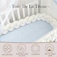 thumbnail image 2 of Crib protector - 3 meters braided baby pillow snake braided edge protector velvet crib protector newborn crib protector, white - 1M（PA）, 2 of 5