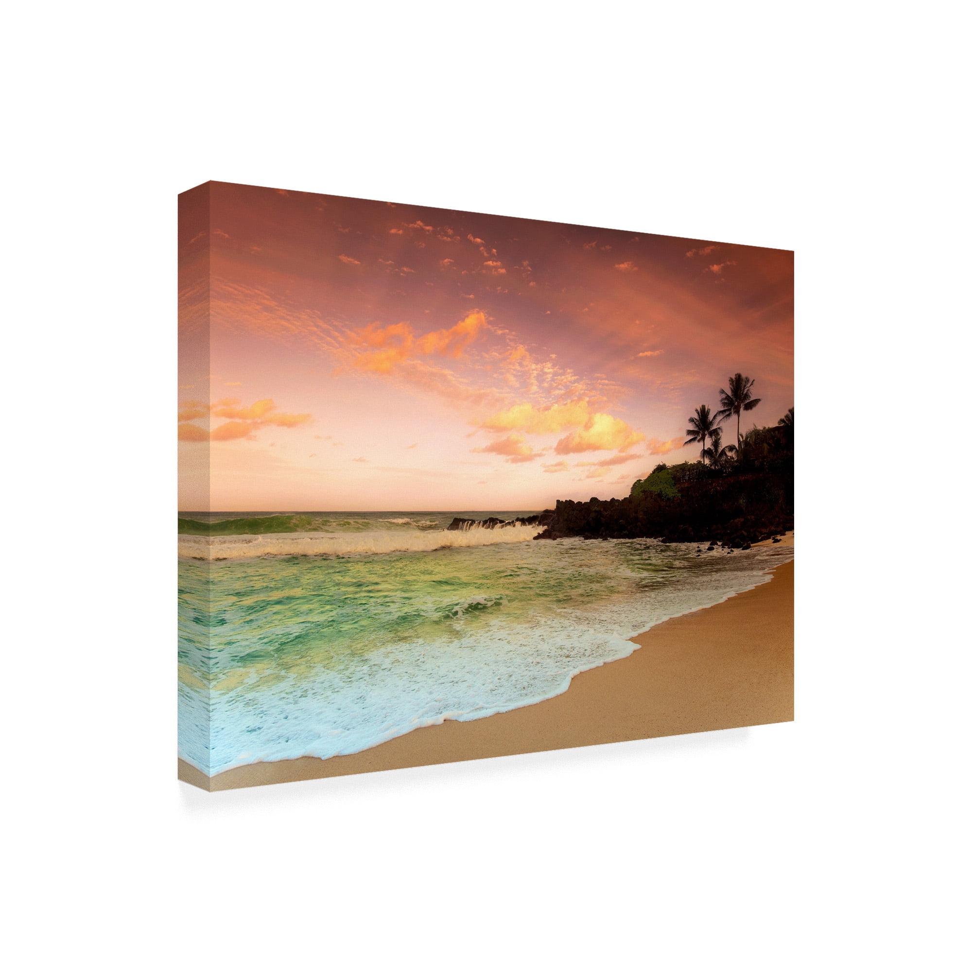 Trademark Fine Art 'North Shore Dawn, Oahu' Canvas Art by Alan Klu