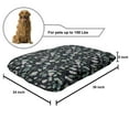thumbnail image 2 of Leaves Pet Bed, Elements from a Lake in Eastern Parts of the World, Chew Resistant Pad for Dogs and Cats Cushion with Removable Cover, 24" x 39", Cadet Blue Night Blue, by Ambesonne, 2 of 4