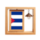 thumbnail image 1 of cuba bandera nacional país símbolo mark patron de amédel norte Marco giratorio de madera 4x6, 1 of 3