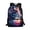 Galaxy Wolf Design, variant on Binienty Sunflower Horse Print Backpack for Kids 7-12 17 Inch Large Capacity School Bookbag with Adjustable Shoulder Straps and Front Zipper Pocket for Students Daily Use