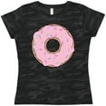 thumbnail image 3 of Inktastic Pink Donut, Donut With Colorful Sprinkles, Frosting Women's T-Shirt, 3 of 5