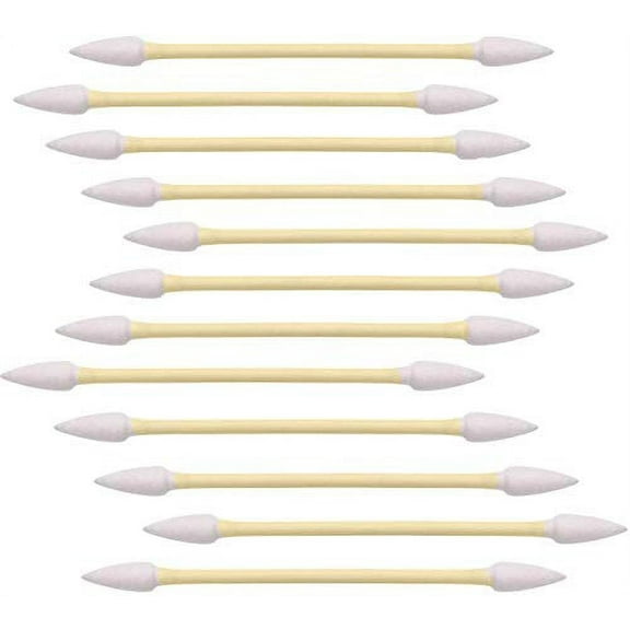 1200pcs Precision Tip Cotton Swabs for Makeup, Bamboo Sticks and Double Pointed
