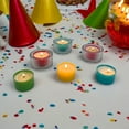 thumbnail image 3 of Stonebriar Tealight Candles, Unscented, Long Burning, 6–7 Hour Burn Time, Multicolor, 96-Pack, 3 of 8