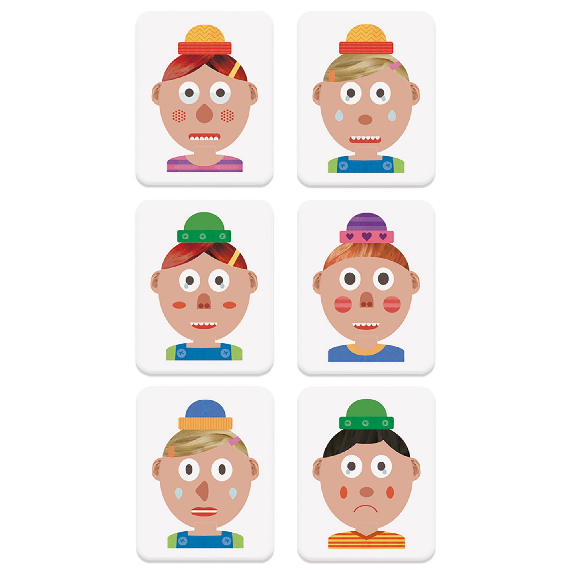 Headu: Funny Faces - Bingo Game, Creativity That Makes You Laugh, Recognize Emotions & Facial Expressions, Memory & Imagination, Kids 4+, 1-4 Players