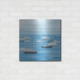 thumbnail image 3 of Luxe Metal Art 'Summer Regatta II' by Emma Scarvey, Metal Wall Art, 24"x24", 3 of 8
