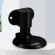 thumbnail image 4 of Tope de puerta ajustable Hardware de puerta anticolisión de acero inoxidable (negro), 4 of 6