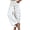 White Blue, variant on Women's White Polka Dot Barrel Jeans Mid Rise Vintage Denim Pants with Pockets