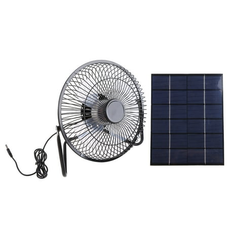 

5.2W Solar Panel Powered Mini Portable Cooling Fan For Travel Camping Fishing