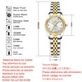 thumbnail image 3 of Chenxi Women Golden &amp; Silver Classic Quartz Watch Female Elegant Clock Luxury Gift Watches Ladies Waterproof Wristwatch - Quartz Wristwatches, 3 of 7