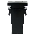 thumbnail image 3 of 12V Car Push Button with LED Light for Camry Yaris Highlander ABS Material Black 15cm Cable, 3 of 8