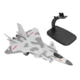 thumbnail image 2 of Modelo de avión de combate, modelo de avión de metal, modelo de avión de aleación elaborado a mano, modelo de avión de metal, calidad superior, 2 of 12