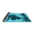 thumbnail image 2 of Ahgly Company Indoor Rectangle Abstract Light Blue Modern Area Rugs, 6' x 9', 2 of 4