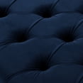 thumbnail image 6 of Inspired Home Quinn Velvet Button Tufted Nailhead Trim Ottoman Bench, 6 of 7