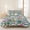 Navy Blue, Fuchsia, variant on 3 Pieces King Quilt Set,Summer Tropical Hibiscus Flower Soft Bedding Sets with 1 Quilt & 2 Pillow Shams,Pineapple Palm Leaf Summer Bedspread Lightweight Coverlet Comforter for All Season