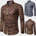 thumbnail image 3 of Camisa de manga larga con estampado de leopardo informal para hombre y mujer, nueva primavera y otoño de 2024, camisa de talla grande para hombre y mujer, ropa unisex, 3 of 4
