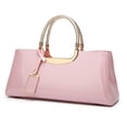 thumbnail image 1 of Bolso de mujer portátil de piel patentada con pegamento ligero, bolso de hombro para boda, bolso de novia, bolso de banquete, 1 of 5