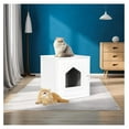 Cat Litter Box Enclosure Furniture,Indoor Hideaway Cat House Hidden ...