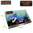 thumbnail image 6 of Crazy Truck: Motorized Shark - Blue - Fish-Shaped Toy Vehicle, Sound Effects, Stunts & Tricks, Rubber Tires, Ocean Animal Racing Action, Kids 3+, 6 of 8