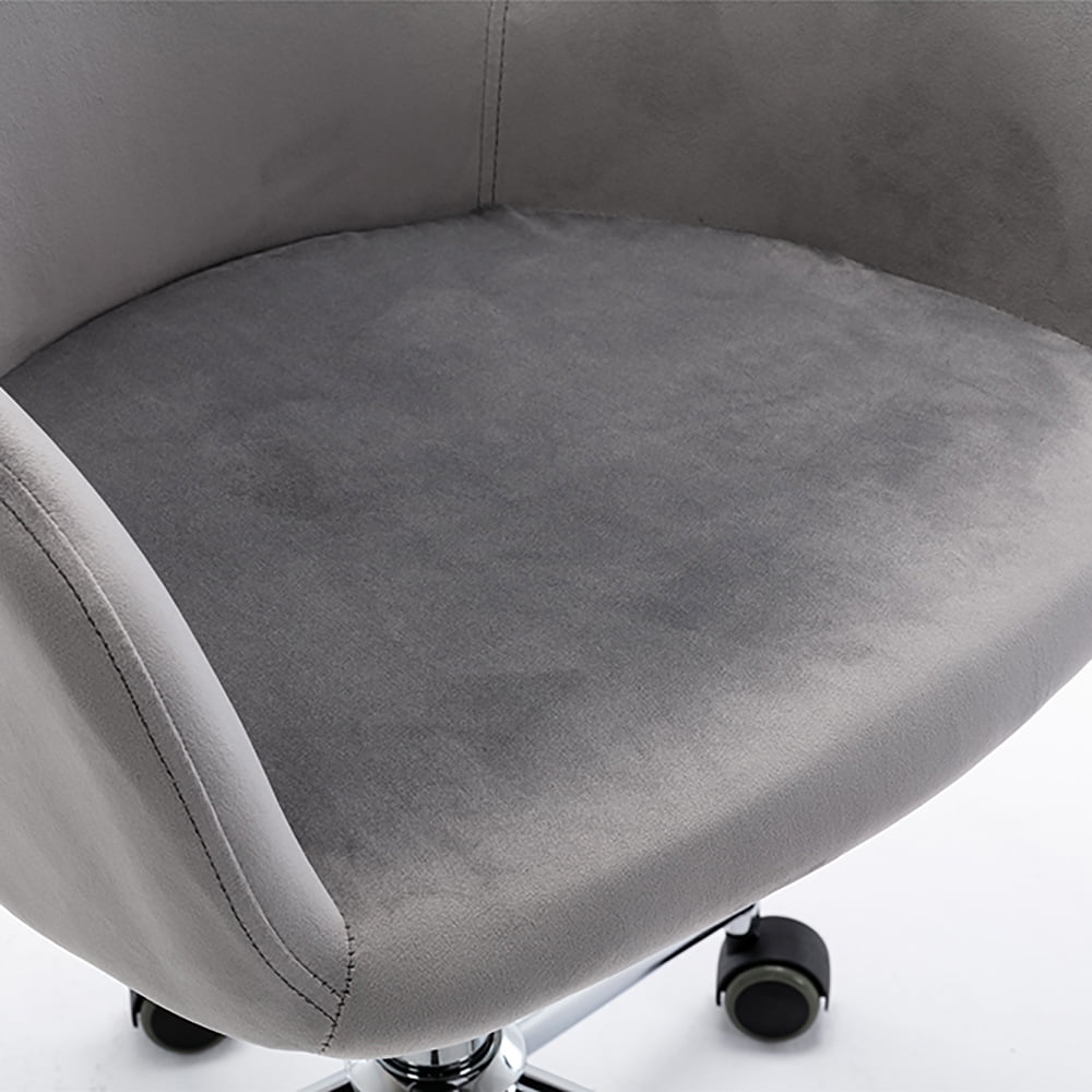 Kepooman Modern Velvet Swivel Accent Chair, Leisure office Chair for Bedroom Living Room, Gray Kepooman Modern Velvet Swivel Accent Chair, Leisure office Chair for Bedroom Living Room, Gray