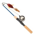 thumbnail image 2 of Interactive Telescopic Fishing Rod Toy Flexible Teaser Wand for Cats with Unique Dangler Styles Extends to 72cm Pet Play Exercise Companion, 2 of 8