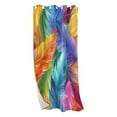 thumbnail image 2 of Blackout Curtains Window Curtain for Bedroom Living Room 1 Panel 82"x42" Colorful Feathers, 2 of 8
