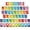 Diagonal Stripes, variant on 57 count Alphabet Number Bulletin Board ABC Letters Posters Cards Alphabet Wall Chart Number Line Colors Shapes Poster for Decor(Diagonal Stripes)