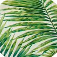 thumbnail image 6 of Orinice Palm Leaf Round Table Cover Stain Resistant Washable Indoor Outdoor Tablecloth Kitchen Dining Wedding Parties 100% Polyester Fiber 31-35, 6 of 8