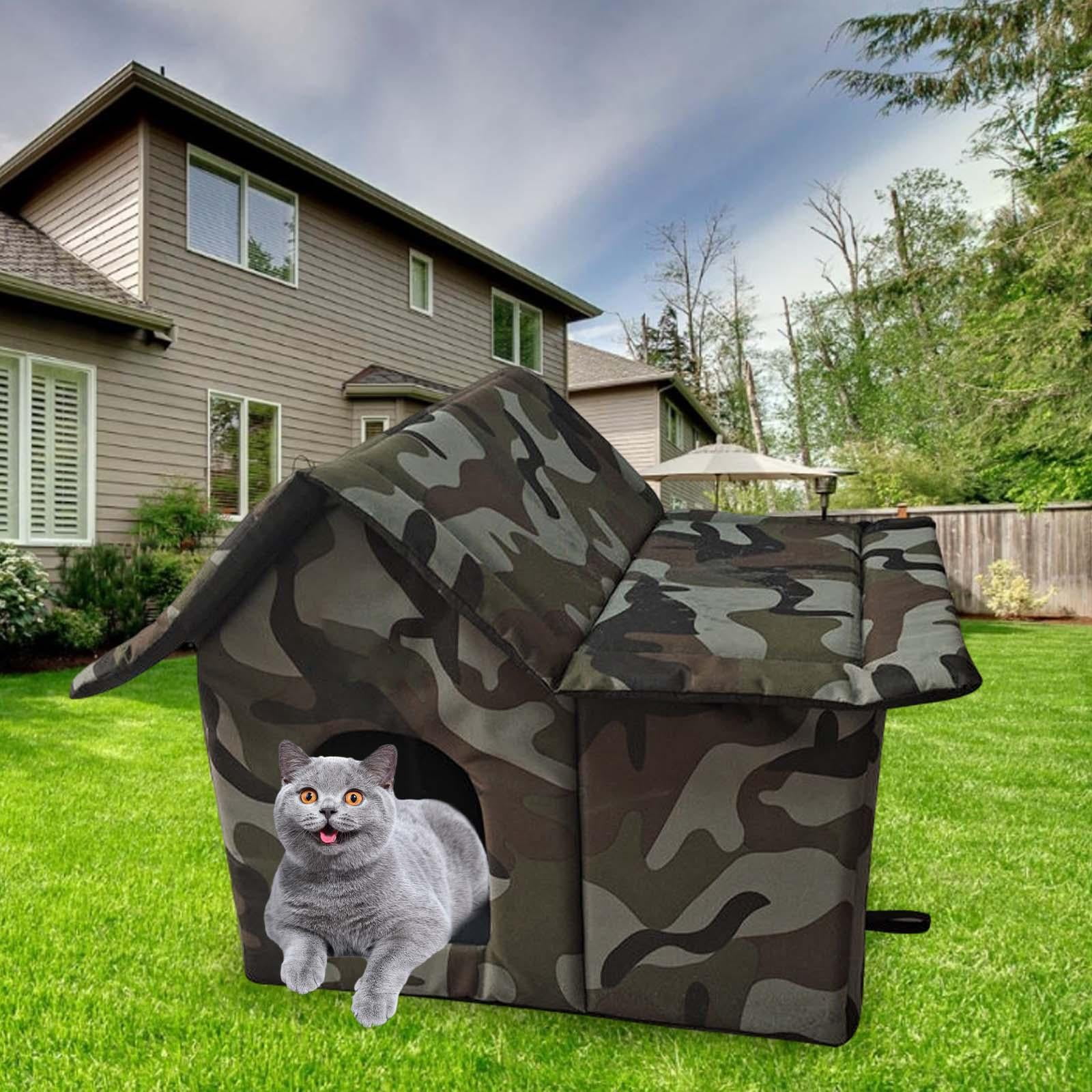 Bvdfgk Cat House for Outdoor Cats Pet Tent Bed for Cats/dogs Rainproof Puppy Tent House