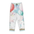 thumbnail image 4 of Sigee Cute Elephant Print Women's Soft Pajama Pants - Breathable and Comfortable Lounge Sleep Bottoms with Elastic Waistband and Pockets-Small, 4 of 9