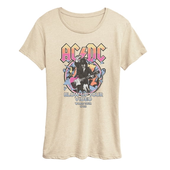 AC/DC - Blow Up - Women's Short Sleeve Graphic T-Shirt