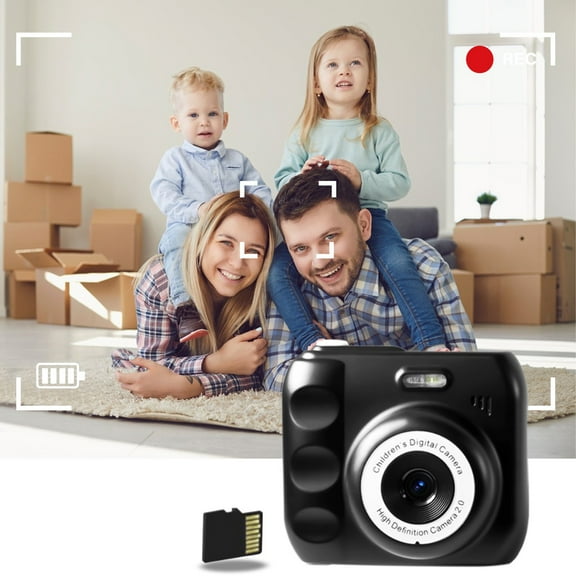 Digital Camera Clearance, H1 Children's Digital Camera Campus MINI High Definition Small Student Entry Portable Portable Card Machine 4x Optical 64G