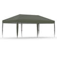 thumbnail image 1 of Carpa plegable resistente de 3x3 metros con 1 pared lateral de malla extraíble, montaje por una persona. Refugio comercial., 1 of 6