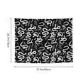 thumbnail image 6 of Kdxio Hand Drawn Snake Wall Hanging Tapestries Banner For Bedroom College Dorm Home Living Room Party Decor 29X37 In, 6 of 8