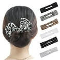 thumbnail image 3 of SSKFHGI Womens Lazy Hair Curler Magic Bun Maker Styling Donut Band Twist Former Bow, 3 of 8