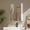 White-Flat Mirror Cabinet, variant on Eclife 2 Doors Corner Medicine Cabinet with Mirror Wall Mounted Bathroom Organizer, White