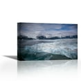 thumbnail image 1 of Hubbard Glacier encroaching on Gilbert Point, Wrangell-St. Elias National Park, Alaska - Contemporary Fine Art Giclee on Canvas Gallery Wrap - wall décor - Art painting - 27 x 18 Inch - Ready to Hang, 1 of 2