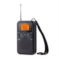 thumbnail image 1 of Radio AM/FM Portátil de Bolsillo, Radio Digital de 2 Bandas, Receptor de Transmisión de Audio, Dispositivo Electrónico con Conector para Auriculares., 1 of 5