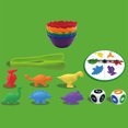 thumbnail image 2 of 72 piezas de plástico contando pequeños dinosaurios juguetes educativos Sunnimix, 2 of 8