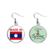 thumbnail image 1 of en laos, país de amor colgante decorativo temporada pendientes de primavera joyas Unbranded M, 1 of 3