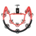 thumbnail image 4 of Double Row Metal Jingles Environmentally Friendly High Strength Crisp Sound Half Moon Tambourine For KTV For Party For Gift ANGGREK Otros, 4 of 8