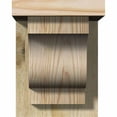 thumbnail image 2 of 6"W x 8"D x 8"H Newport Rough Sawn Corbel w/Backplate, Douglas Fir, 2 of 9