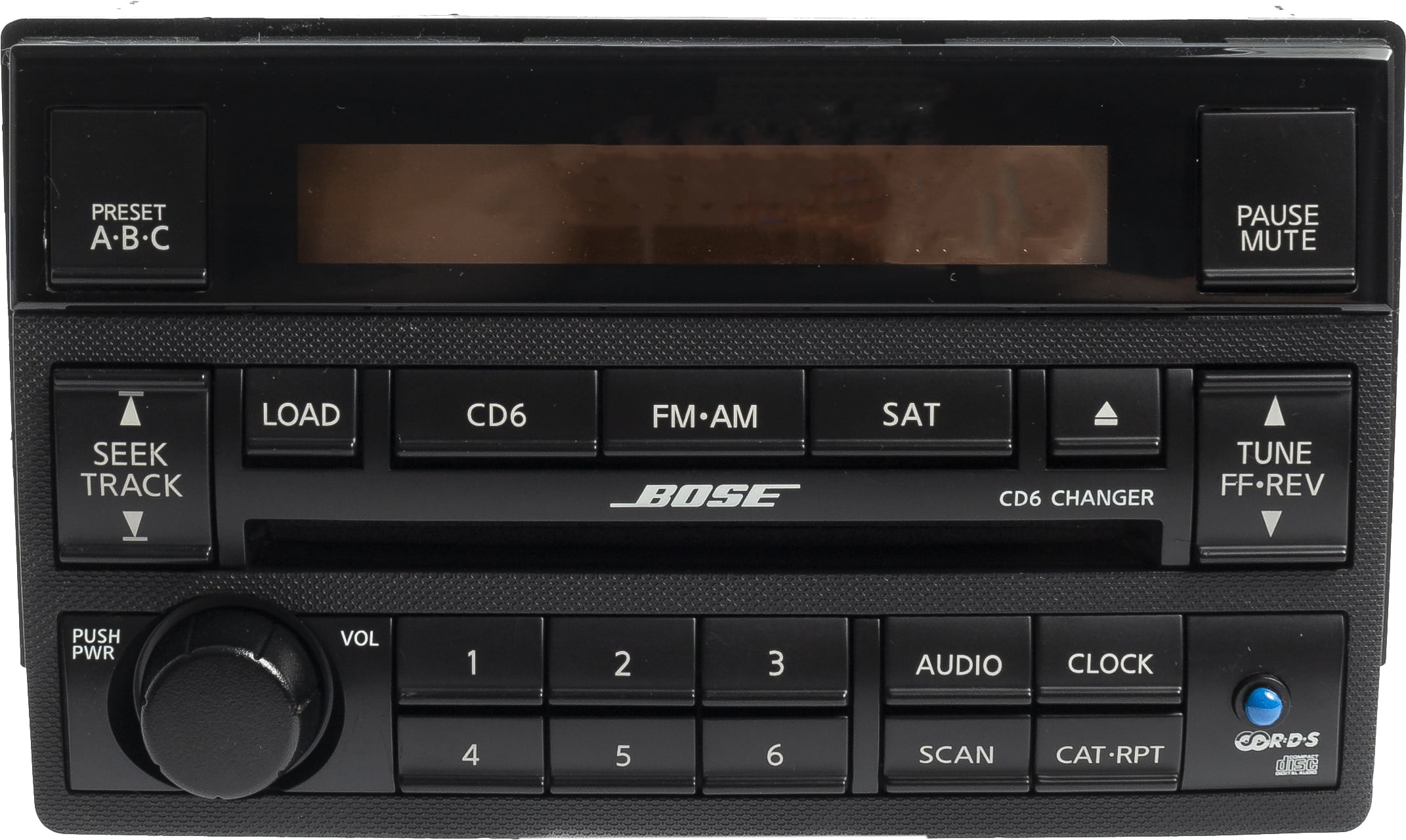 Restored 2005-2006 Nissan Altima AM FM Radio 6 Disc CD Player Bluetooth Black 28185ZB201 (Refurbished)