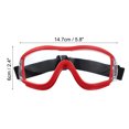 thumbnail image 2 of Uxcell Safety Glasses, Anti-Fog Goggles Protective Scratch Resistant Clear Lens Work Outdoor Eye Protection Red, 2 of 7