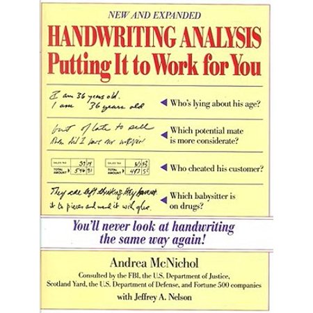 Handwriting Analysis : Putting It to Work for You