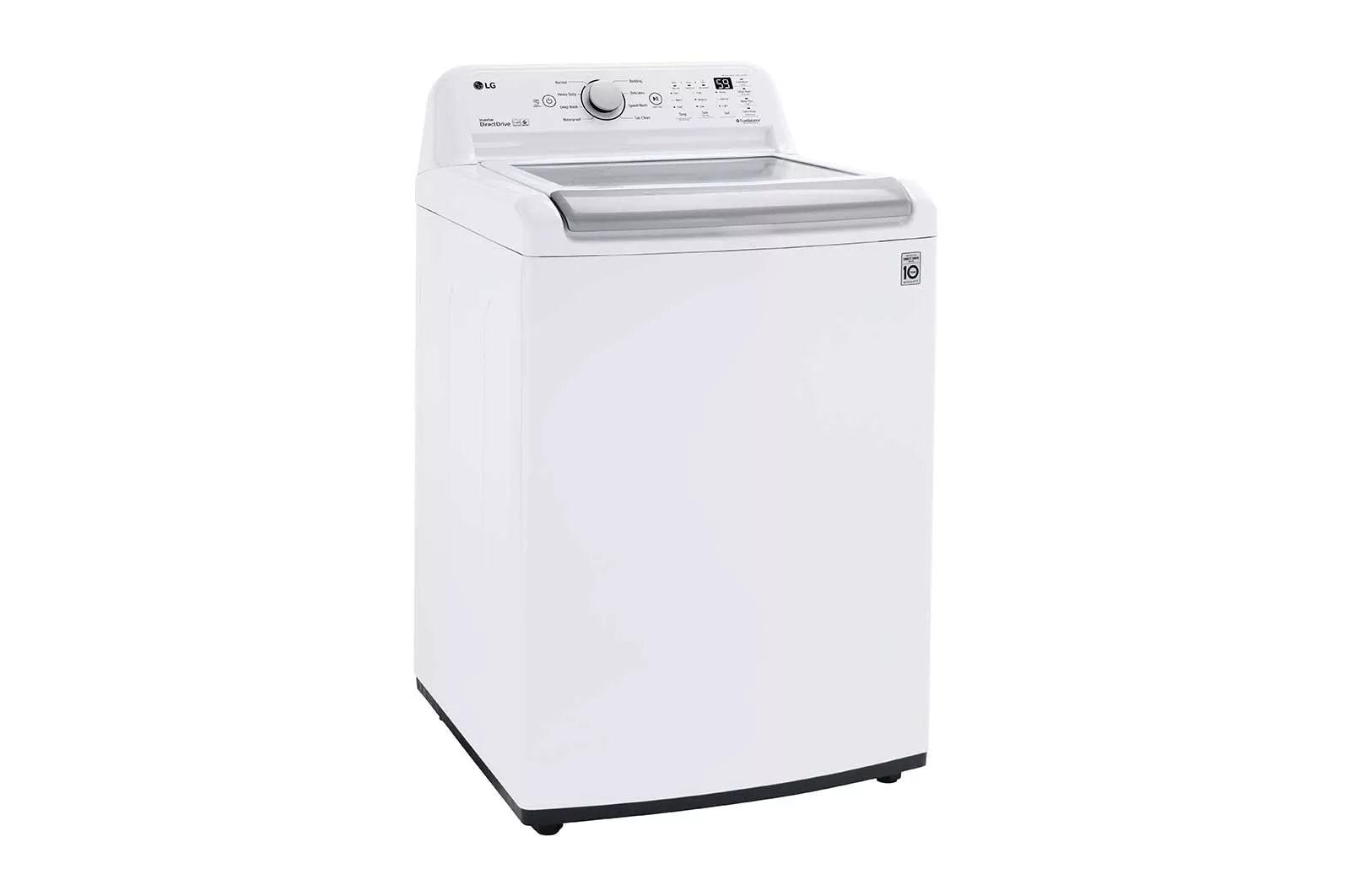Lg Wt7150c 27" Wide 5 Cu. Ft. Energy Star Certified Top Loading Washing Machine - White - image 2 of 5