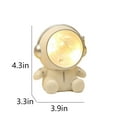 thumbnail image 3 of Battery Led Lights Lighted Astronaut Decor Battery Include Clear Led Lights,Piggys Bank,Hanging Astronaut Pendant Novel Props Light for Party Home Decor Friends Party Decorations, 3 of 7