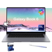 SAMSUNG Galaxy Book6 Copilot+ PC - 16" IPS LED Touch Screen Laptop, Intel Core Ultra 7, 24-Hr Battery, Lightweight Thin PC for Business & College, Galaxy AI & Phone Link Connectivity