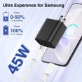 thumbnail image 1 of PYAN-45W Super Fast Charger USB C for Samaung Galaxy S25+/S24+Ultra,3FT+3FT Samsung Type C Charger Fast Charging Cable,Long USB C Cord Android Phone Charger for Samsung Galaxy S25/S24/S23/S22/S21/S20, 1 of 1